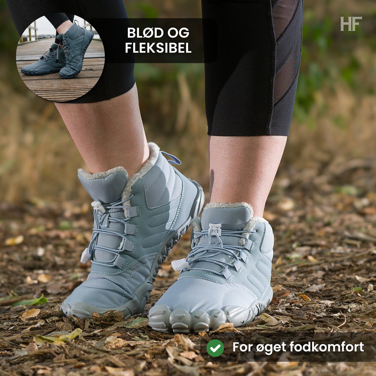 Caspar Pro - Non-slip & Water-Resistant Winter Barefoot Shoe